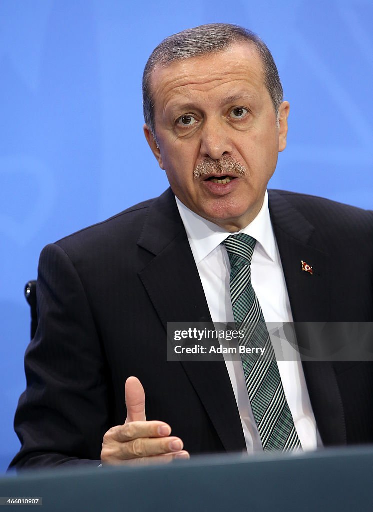 Turkish Prime Minister Erdogan Visits Germany