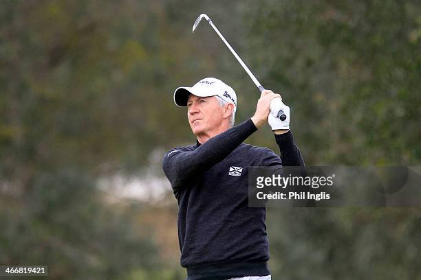 Andrew Murray of England in action during the second round of the European Senior Tour Qualifying School Finals played at Vale da Pinta, Pestana Golf...