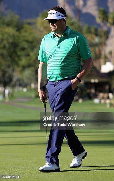 Charlie Beljan plays the eleventh hole at La Quinta Country Club Course during the first round of the Humana Challenge in partnership with the...