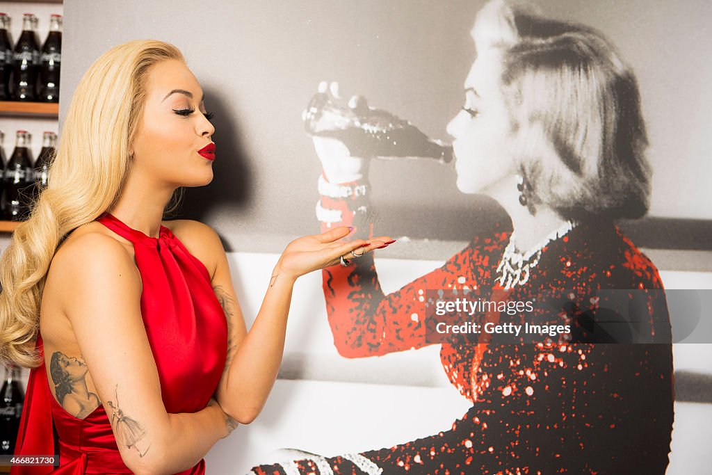 Rita Ora Kicks Off Celebrations For 100th Anniversary Of The Iconic Coca-Cola Bottle At The Opening Of The Contour Centenary Bar