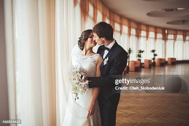 just married - wedding planning stockfoto's en -beelden