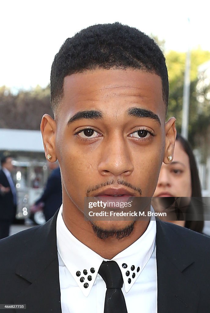 Rapper Lil Za leaving court at the Van Nuys Courthouse on February 4 ...