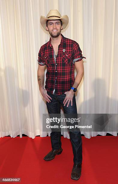 Dean Brody attends the 2014 Juno Awards Nominee Press Conference at The Design Exchange on February 4, 2014 in Toronto, Canada.