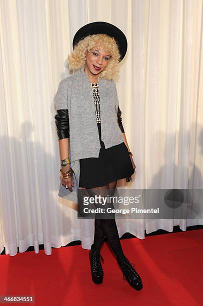 Ammoye attends the 2014 Juno Awards Nominee Press Conference at The Design Exchange on February 4, 2014 in Toronto, Canada.