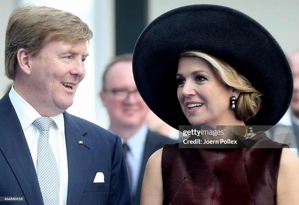Queen Maxima and King Willem-Alexander of The Netherlands Visit Germany