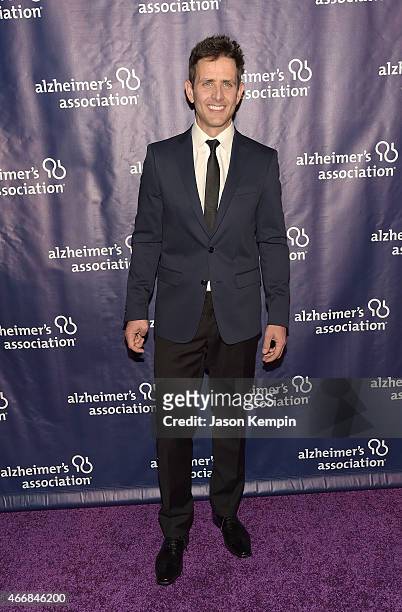 Joey McIntyre attends the 23rd Annual "A Night At Sardi's" To Benefit The Alzheimer's Association at The Beverly Hilton Hotel on March 18, 2015 in...