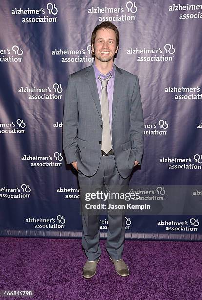 Tyler Ritter attends the 23rd Annual "A Night At Sardi's" To Benefit The Alzheimer's Association at The Beverly Hilton Hotel on March 18, 2015 in...