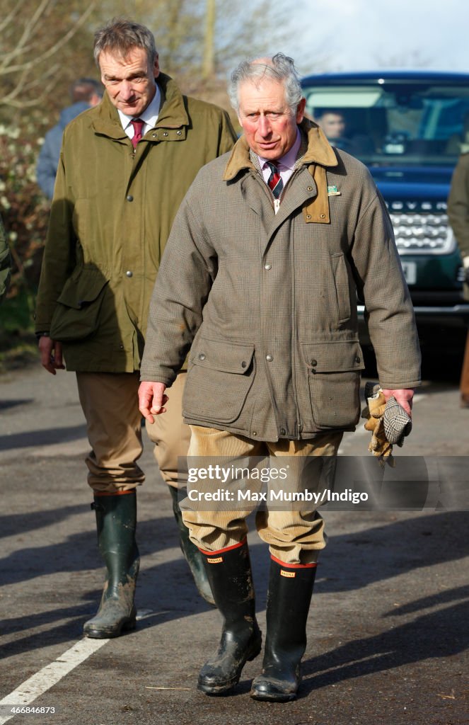 Prince Charles Visits Flood-Hit Communities On The Somerset Levels