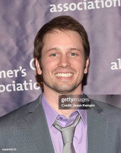 Tyler Ritter attends the 23rd Annual "A Night At Sardi's" To Benefit The Alzheimer's Association at The Beverly Hilton Hotel on March 18, 2015 in...