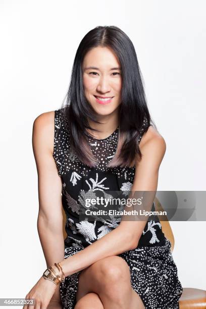 Editor of Lucky Magazine, Eva Chen is photographed for Ad Week on July 31, 2013 in New York City.
