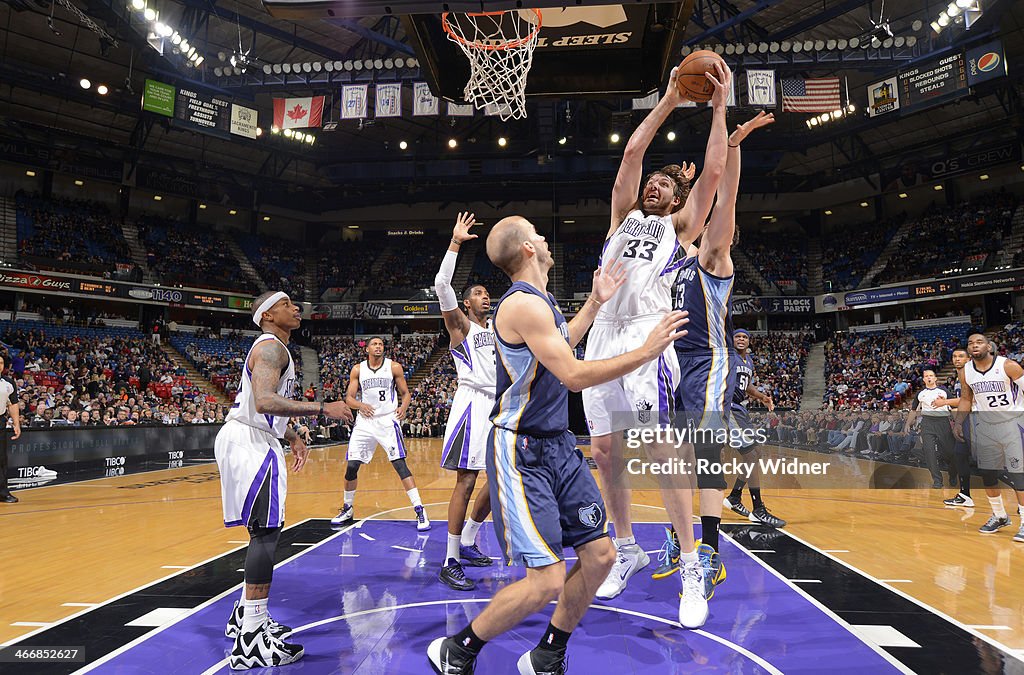 Memphis Grizzlies v Sacramento Kings