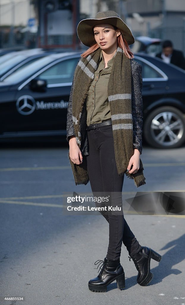 Street Style - Day 4 - Mercedes Benz Fashion Week Istanbul Fall/Winter 2015