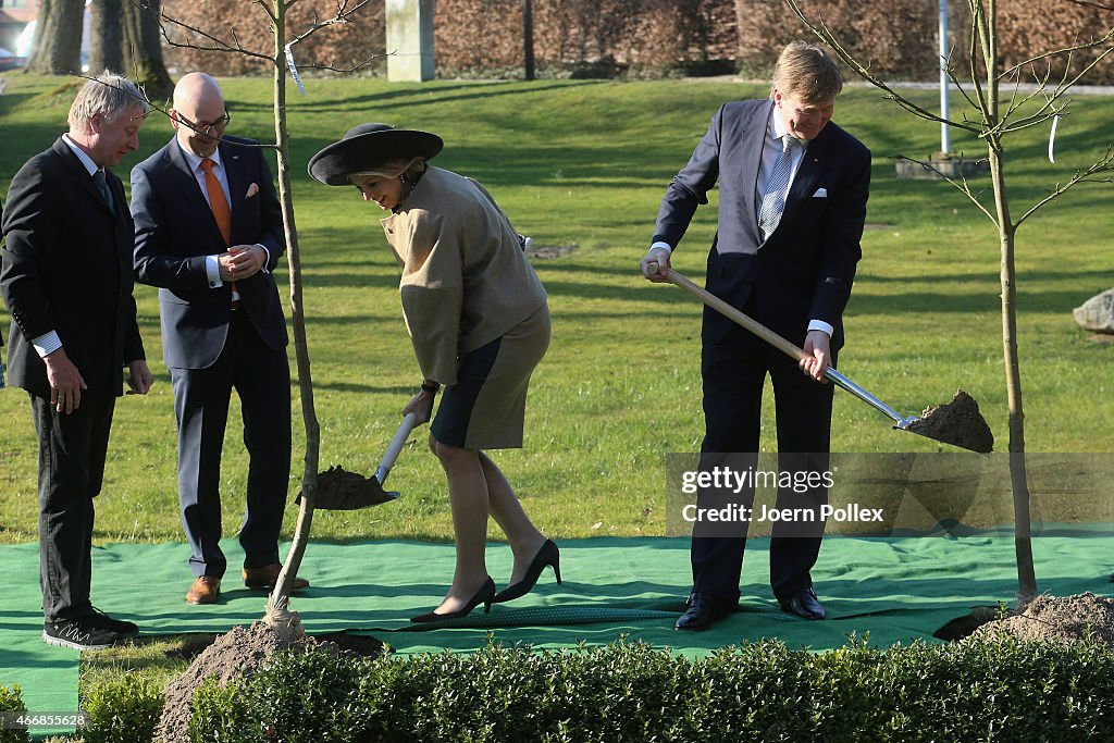 Queen Maxima and King Willem-Alexander of The Netherlands Visit Germany