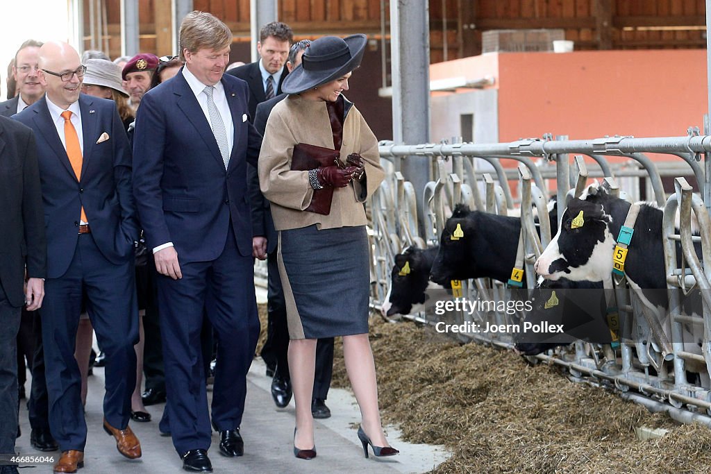 Queen Maxima and King Willem-Alexander of The Netherlands Visit Germany