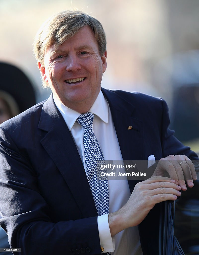 Queen Maxima and King Willem-Alexander of The Netherlands Visit Germany