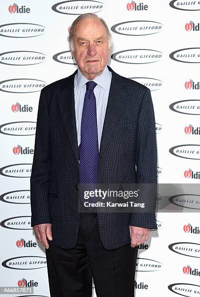 Geoffrey Palmer attends the Oldie of the Year awards at Simpsons in the Strand on February 4, 2014 in London, England.