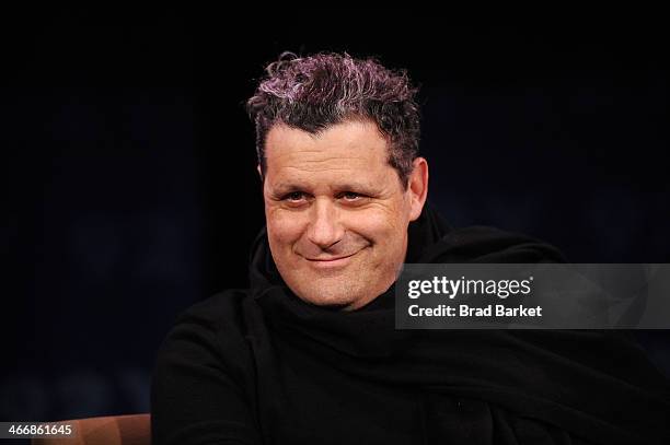 Desinger Isaac Mizrahi attends In Conversation With Fern Mallis And Isaac Mizrah at 92nd Street Y on February 4, 2014 in New York City.