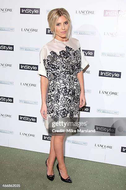 Mollie King attends InStyle magazine's The Best of British Talent pre-BAFTA party at Dartmouth House on February 4, 2014 in London, England.