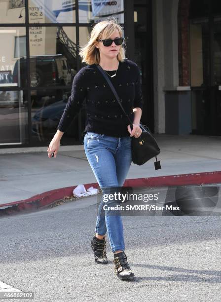 Actress Reese Witherspoon is seen on February 4, 2014 in Los Angeles, California.