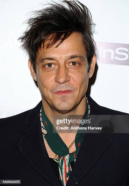 Jamie Hince attends InStyle magazine's The Best of British Talent pre-BAFTA party at Dartmouth House on February 4, 2014 in London, England.