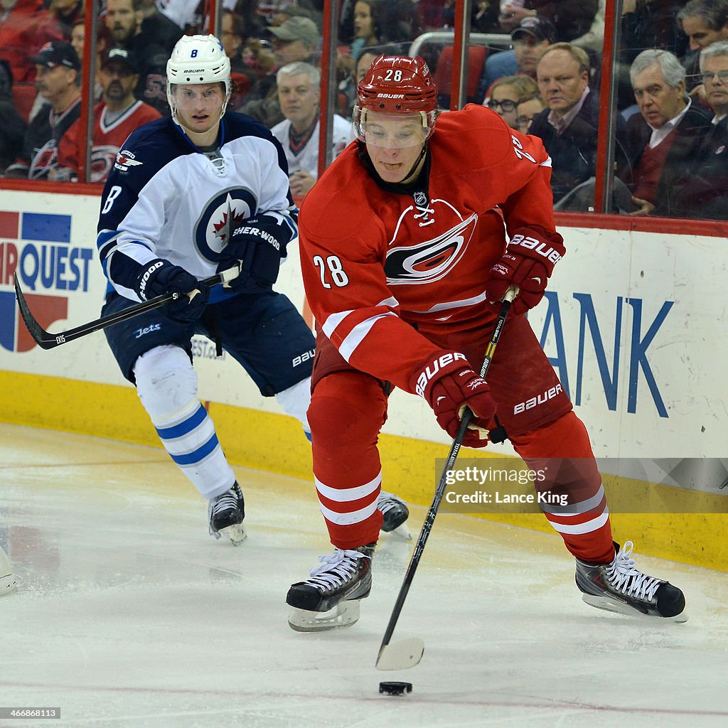 Winnipeg Jets v Carolina Hurricanes