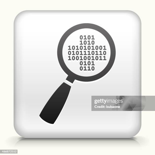 royalty free vector button with computer security - the x files stock illustrations