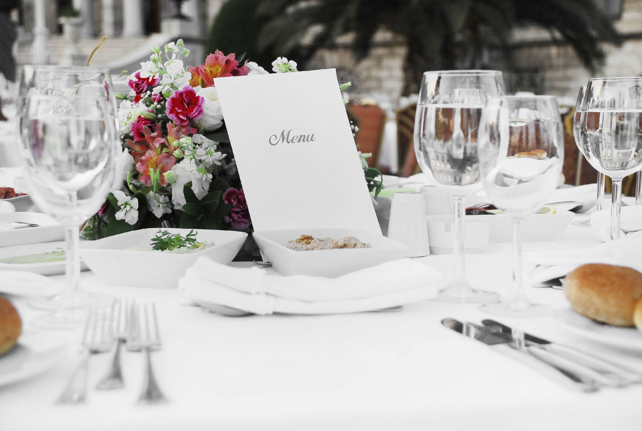 vegan wedding menu