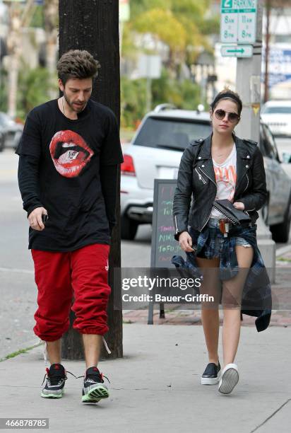 Ryan Good and Ashley Benson seen on February 04, 2014 in Los Angeles, California.