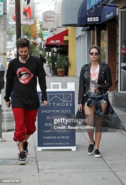 Ryan Good and Ashley Benson seen on February 04, 2014 in Los Angeles, California.