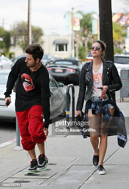 Ryan Good and Ashley Benson seen on February 04, 2014 in Los Angeles, California.
