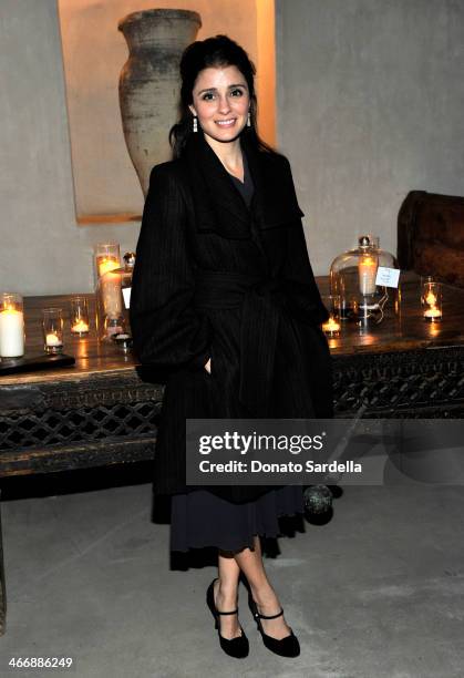 Actress Shiri Appleby attends a cocktail party to celebrate the debut fragrance by Irene Neuwirth hosted by Barneys New York on February 4, 2014 in...