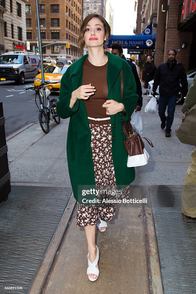 Celebrity Sightings In New York City - March 19, 2015