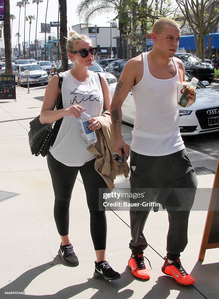 Celebrity Sightings In Los Angeles - March 19, 2015
