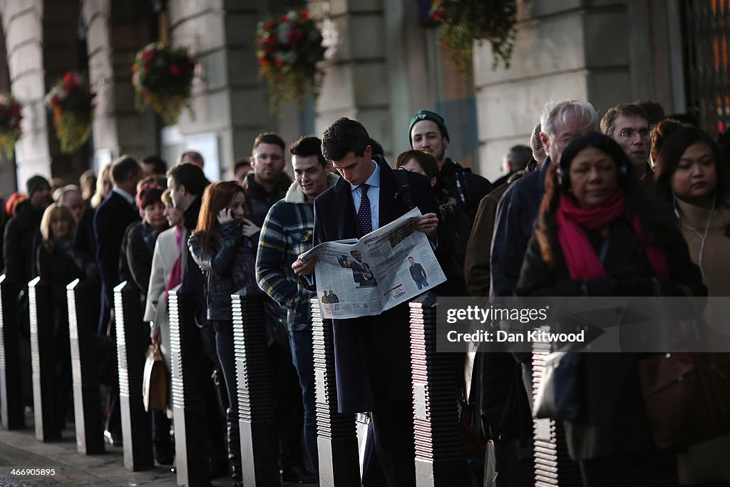 London Underground Workers Participate In The first Of Two 48-Hour Strikes