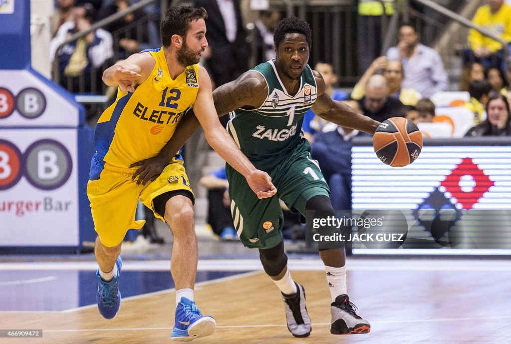 BASKET-EURL-MACCABI TEL AVIV-ZALGIRIS KAUNAS