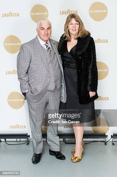 Mitch Winehouse with his wife Jane attends attends The Roundhouse Gala at The Roundhouse on March 19, 2015 in London, England.