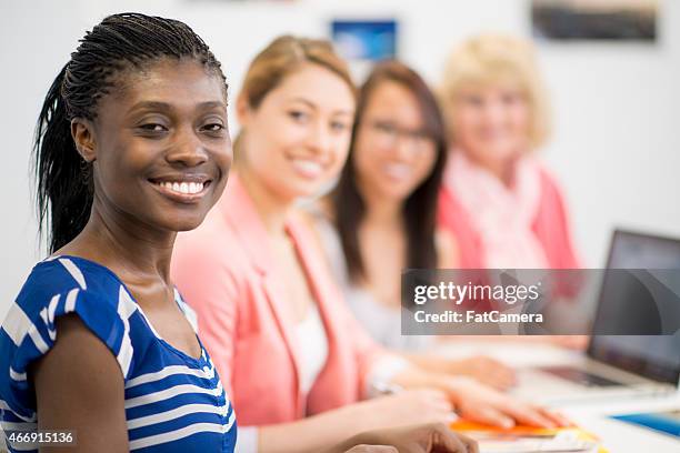 group of powerful women - trainee program stock pictures, royalty-free photos & images