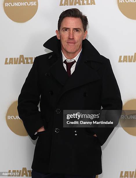 Rob Brydon attends The Roundhouse Gala at The Roundhouse on March 19, 2015 in London, England.