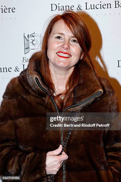 Director and Laureate 2014 Marie-Castille Mention-Schaar attends movie 'Les Chateaux de Sable' receives Cinema Award 2015 of Foundation Diane &...