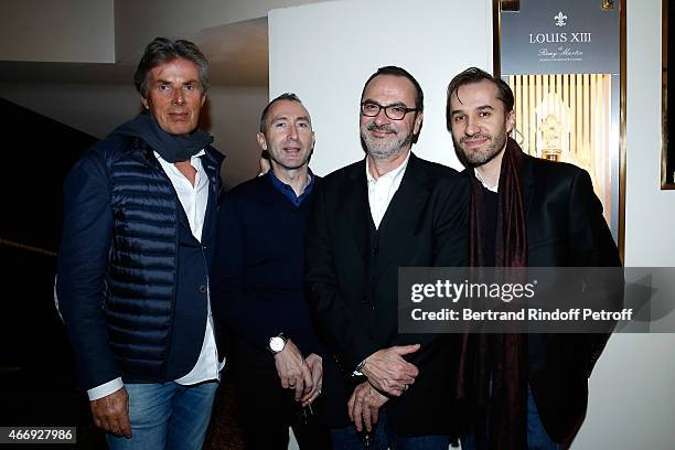 Of Lucien Barriere Group, Dominique Desseigne , distributors of the movie and Laureats of the award 2015, Marc-Antoine Pineau and Nicolas Rihet and...