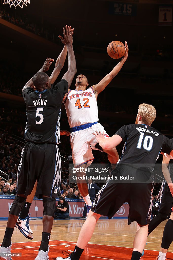 Minnesota Timberwolves v New York Knicks