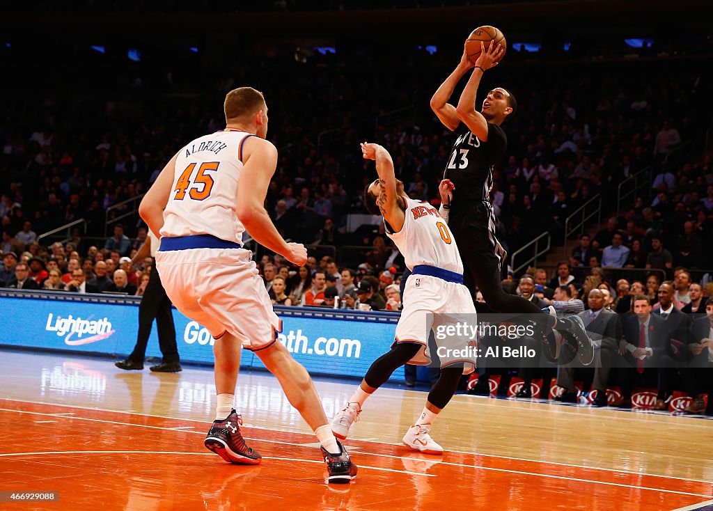 Minnesota Timberwolves v New York Knicks