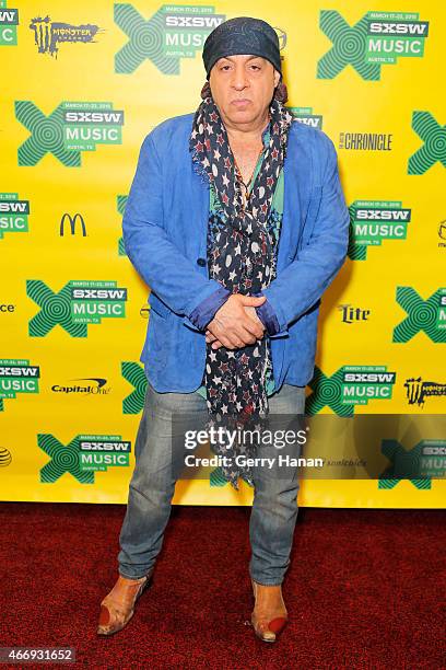 Musician Steven Van Zandt attends 'The Who At 50' during the 2015 SXSW Music, Film + Interactive Festival at Austin Convention Center on March 19,...