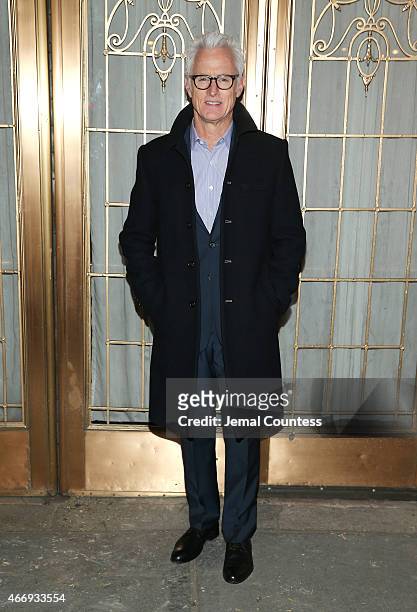 Actor John Slattery attends "The Heidi Chronicles" Broadway Opening Night at The Music Box Theatre on March 19, 2015 in New York City.