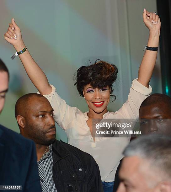 Deelishis attends the "Never Stop. Never Settle" party at Spring Studios on February 2, 2014 in New York City.