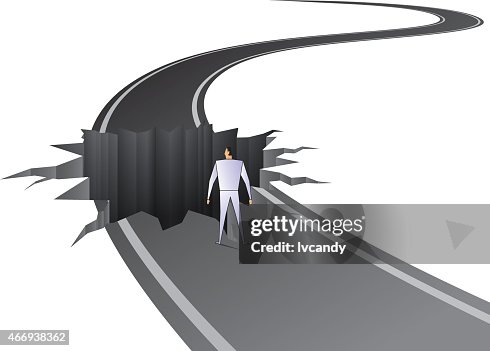 Pitfall on road Pitfall on road