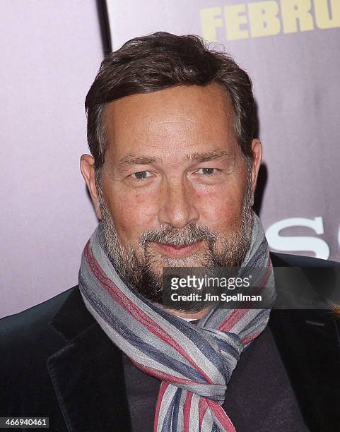 Cinematographer Phedon Papamichael attends the "Monument Men" premiere at Ziegfeld Theater on February 4, 2014 in New York City.