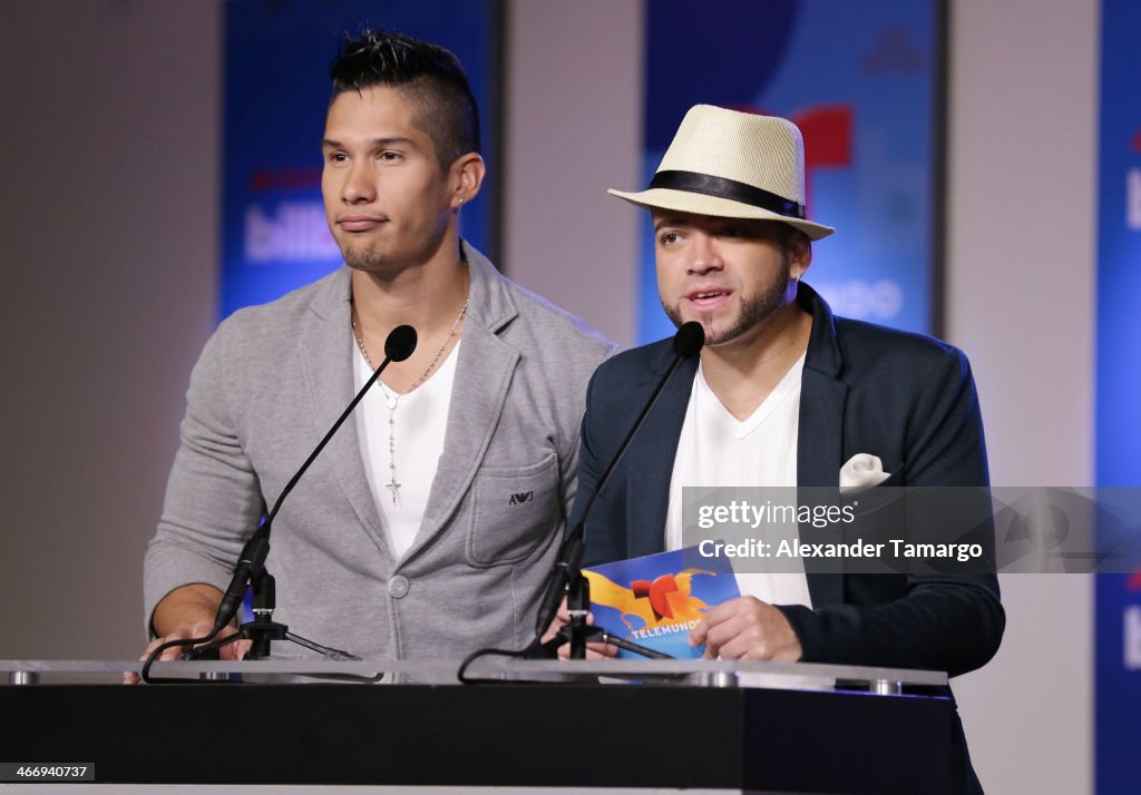 2014 Billboard Latin Music Awards Press Conference