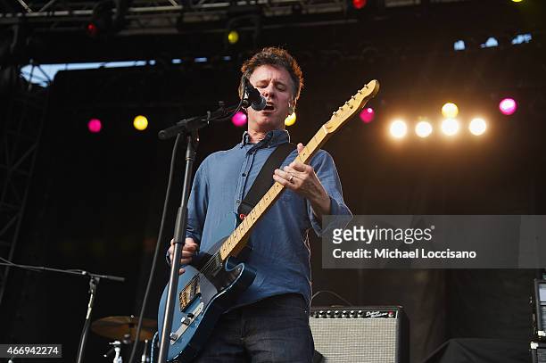 Musician Mac McCaughan performs during the 2015 SXSW Music, Film + Interactive Festival at Auditorium Shores on March 19, 2015 in Austin, Texas.