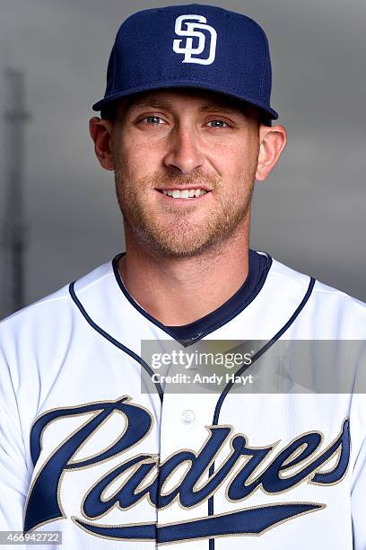 Will Middlebrooks of the San Diego Padres poses for photographs on Photo Day at the Peoria Sports Complex on March 2, 2015 in Peoria, Arizona.